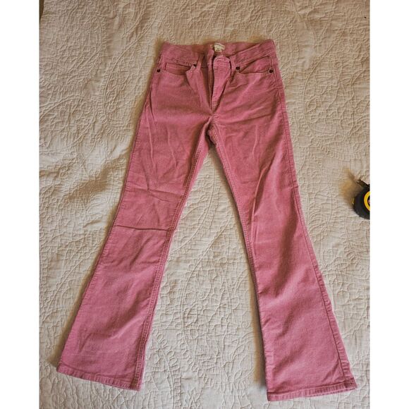 Pink Corduroy Pants J Crews Crewcuts Girls Size 12 Classic Back To School Fit - Picture 1 of 8